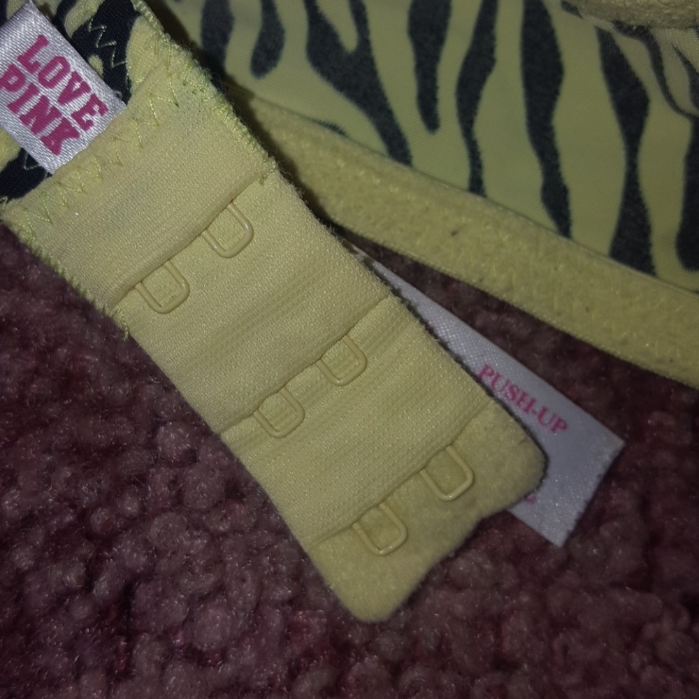 VICTORIA'S SECRET PINK PUSH UP ZEBRA PRINT BRA - Picture 6 of 8